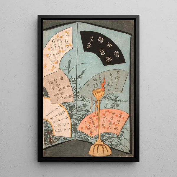 Page de titre - Tsukioka Yoshitoshi — framed artwork on a wall