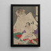 Tsuchigumo - Tsukioka Yoshitoshi — framed artwork on a wall