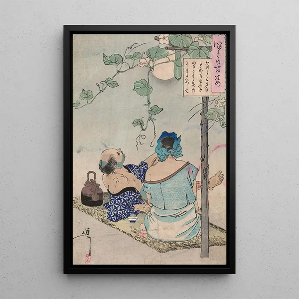 Ygao dana nry zu - Tsukioka Yoshitoshi — framed artwork on a wall