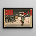 Ishi Kuranosuke Yoshitaka, chief of the forty-seven loyal retainers - Tsukioka Yoshitoshi — framed artwork on a wall