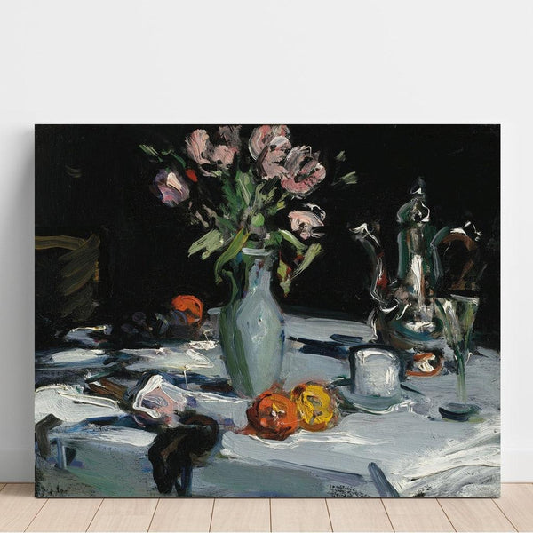 Reproduction of the painting Tulips and Coffee Pot Painting - Samuel John Peploe