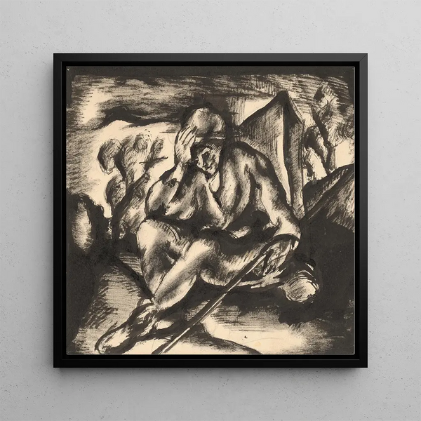 Tulk - Konstantin Bauer — framed artwork on a wall