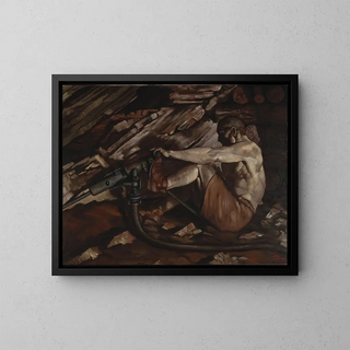 Gold is where you find it - Tyrone Comfort — framed artwork on a wall