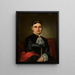 Portrait of Apolonia Anaszkowska - Tytus Maleszewski — framed artwork on a wall