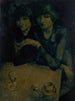 Two Women at the Café - Ubaldo Oppi — artwork view