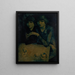 Two Women at the Café - Ubaldo Oppi — framed artwork on a wall