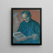 The Old Gardener - Udo Weith — framed artwork on a wall