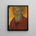 Saint Matthieu - Ugolino da Siena — framed artwork on a wall
