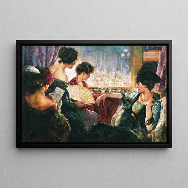 at the Opera - Ulisse Caputo — framed artwork on a wall