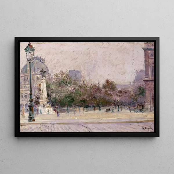 Paris - Ulisse Caputo — framed artwork on a wall