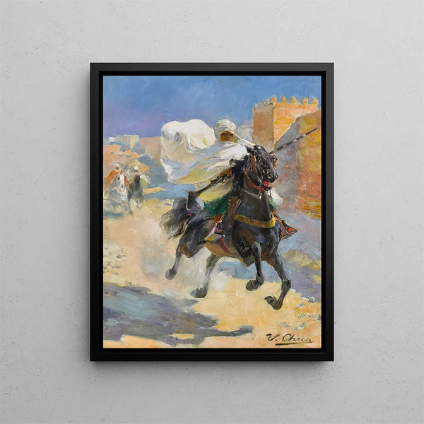 Fantasia by Ulpiano Checa — framed art print on a wall