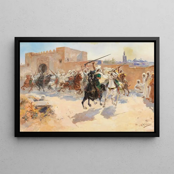 La fantasia - Ulpiano Checa — framed artwork on a wall