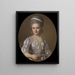 Lovisa Sofia de Geijerstam 1755-1802 - Ulrika Pasch — framed artwork on a wall