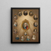 Regent Painting of Gustav I and Gustav IV Adolf - Ulrika Pasch — framed artwork on a wall