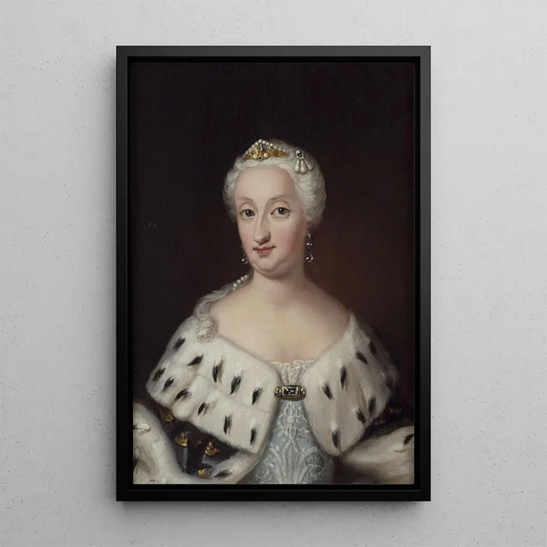 Ulrika Eleonora 1688-1741 Queen of Sweden - Ulrika Pasch — framed artwork on a wall