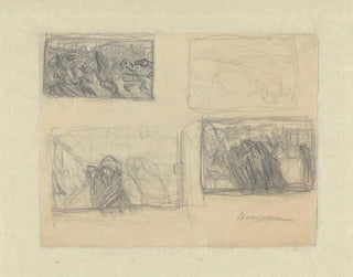 Study Sheet - Umberto Boccioni — artwork view