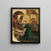 Nativity of Christ - Circle of the Master of the Altar of Andreas — framed artwork on a wall