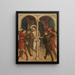 Glory to Christ - Circle of the Master of the altar of Andreas — framed artwork on a wall