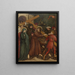 Carrying the Cross - Circle of the Master of the Altar of Andreas — framed artwork on a wall