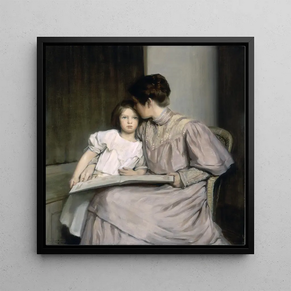 Un Interlude - William Sergeant Kendall — framed artwork on a wall