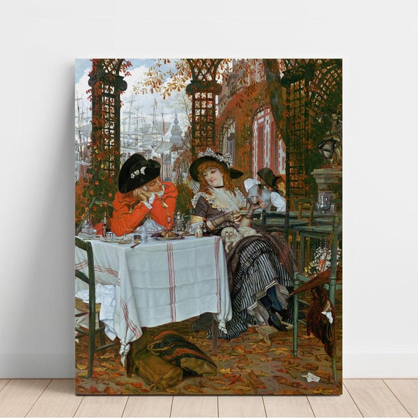 Reproduction of the painting A Lunch - James Tissot