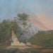 an imaginary design for a monument to Lord Nelson - Agostino Aglio — displayed in an interior