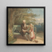 a man reading to a young child - Elchanon Verveer — framed artwork on a wall