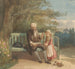 a man reading to a young child - Elchanon Verveer — artwork view