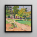 a Summer Garden - Nikolai Semenovich Samokish — framed artwork on a wall