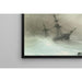 Reproduction of the painting of a ship in rough seas - Ivan Konstantinovich Aivazovsky