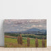 Reproduction of the painting of a landscape with corn sheaves - Alfred Zoff