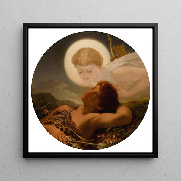 A Dream of Latmos - Sir Joseph Noel Paton — framed artwork on a wall