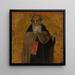 a male saint, perhaps Saint Anthony the Abbot - Cenni di Francesco di Ser Cenni — framed artwork on a wall