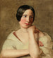 a Girl with Arms Resting - Ferdinand Georg Waldmüller — artwork view