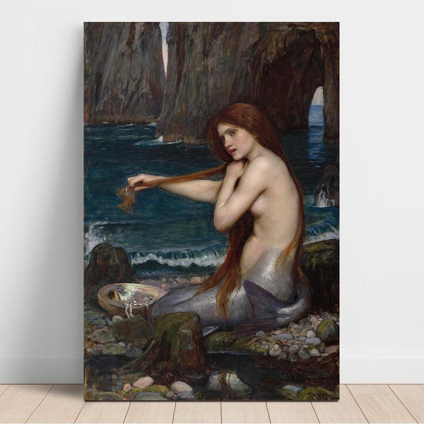 Reproduction of the painting A Mermaid - John William Waterhouse