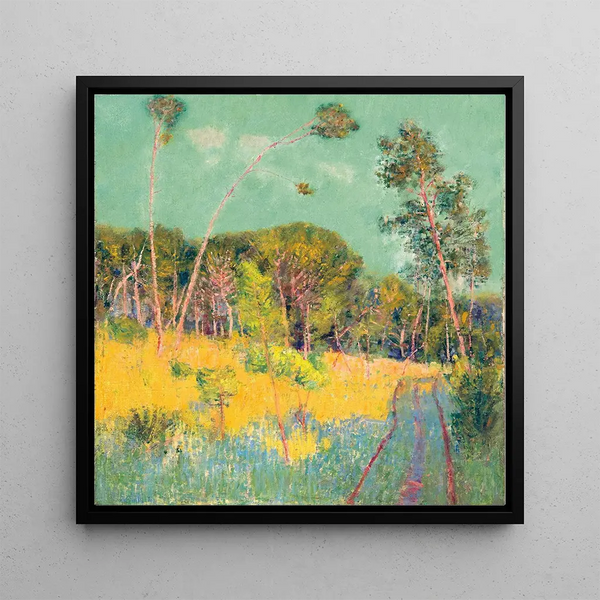 A Clearing in the Forest - John Peter Russell — framed artwork on a wall
