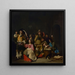 a company of soldiers in a guard room - Simon Kick — wall display of the artwork