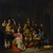 a company of soldiers in a guard room - Simon Kick — displayed in an interior