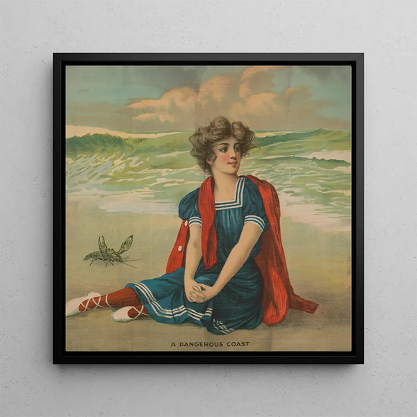 A Dangerous Coast - Campbell Metzger Jacobson — framed artwork on a wall