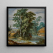 An ambush in a wooded landscape - Alexander Keirincx — framed artwork on a wall