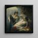 An Odalisque - Charles Louis Müller — framed artwork on a wall