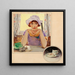 A morning thought, advertisement for wheat cream - Edward Vincent Brewer — framed artwork on a wall