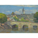 Reproduction of the painting A small town in Spi - Ludovit Cordak