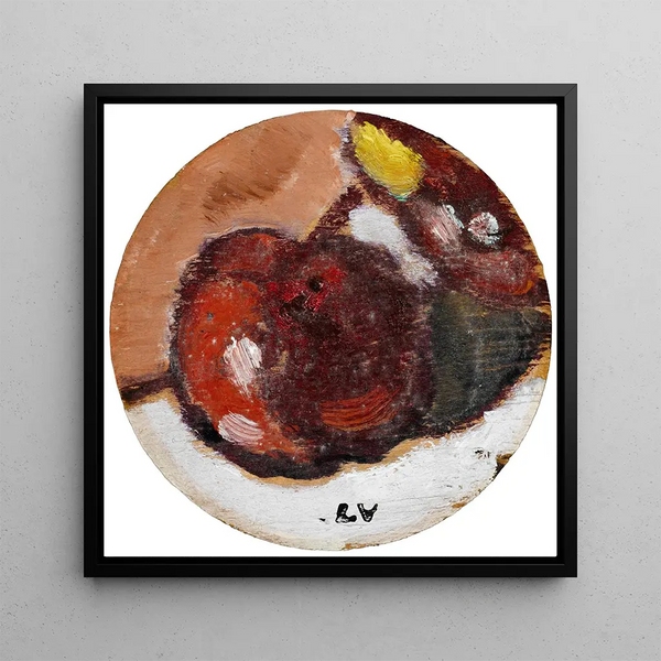 An Apple - Louis Valtat — framed artwork on a wall