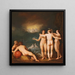 An allegorical scene featuring the Three Graces Aglaia - Cornelis Cornelisz Van Haarlem — framed artwork on a wall