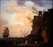 a port scene in the Italian style - Claude-Joseph Vernet — artwork view