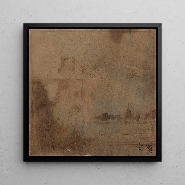 A tower - Victor Hugo — framed artwork on a wall