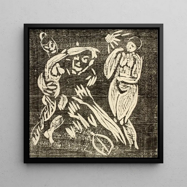 A mill valve - Allaert van Everdingen — framed artwork on a wall