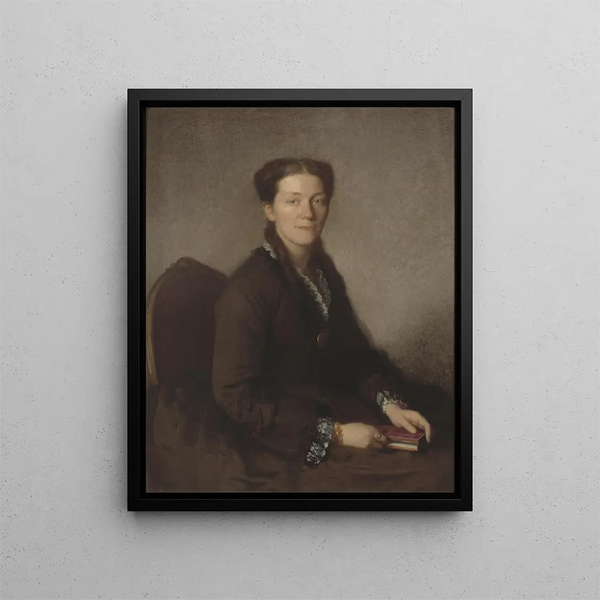 Anna Wallenberg 1838-1910 - Uno Troili — framed artwork on a wall