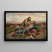 La Jeune fille du Kosovo - Uro Predi — framed artwork on a wall
